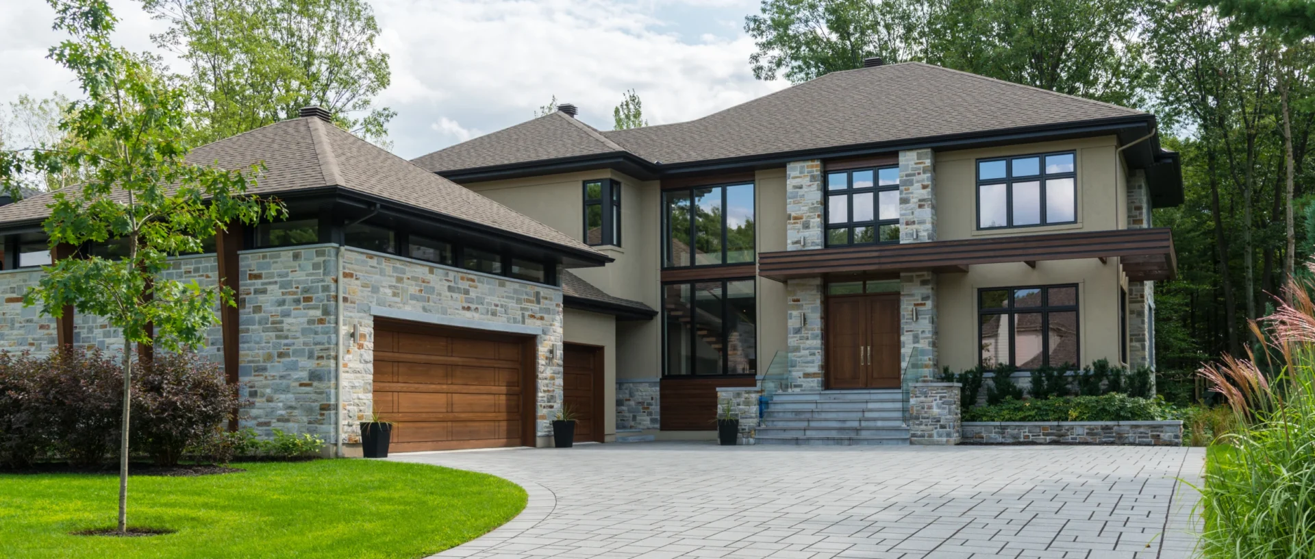 Spacious suburban home with driveway